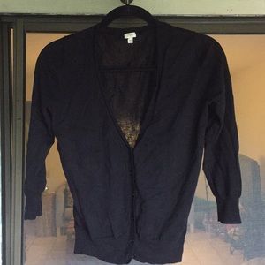 Classic black J Crew cardigan